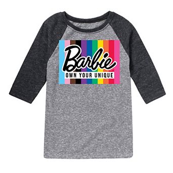 Boys 8-20 Barbie® Own Your Unique Raglan Tee