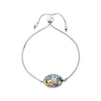 Athra NJ Inc Sterling Silver Dried Flowers Adjustable Bracelet