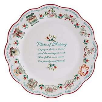 Pfaltzgraff Winterberry 12 Days Of Christmas Serving Platter
