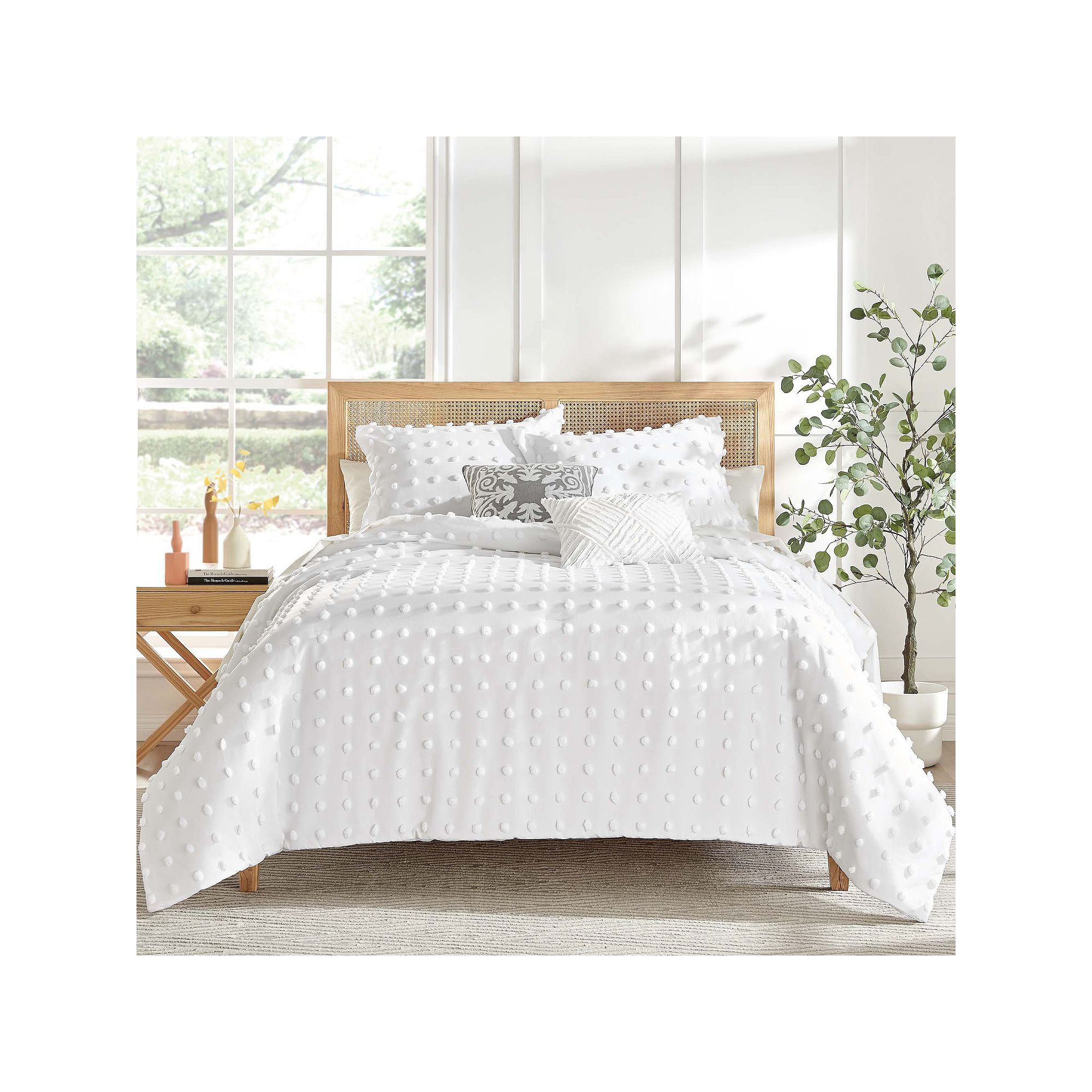 Levtex Home White Pom Pom Comforter Set with Shams