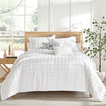 Levtex Home White Pom Pom Comforter Set with Shams