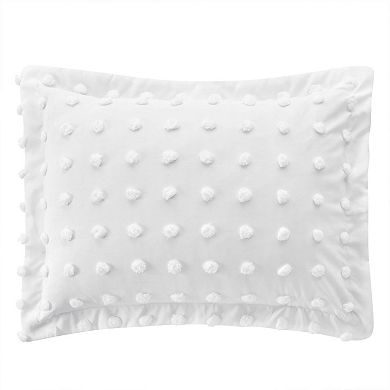 Levtex Home White Pom Pom Comforter Set with Shams