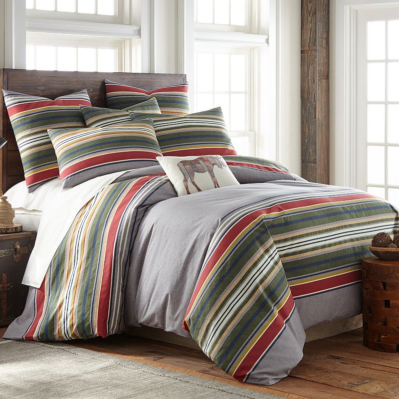 81961374 Levtex Home Manta Duvet Set with Shams, Grey, King sku 81961374