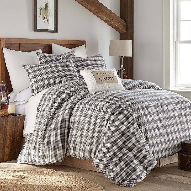 55889811 Levtex Home Paddock Gray Duvet Set with Shams, Gre sku 55889811