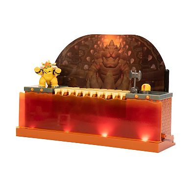 Nintendo Super Mario Deluxe Bowser Battle Playset