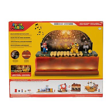 Nintendo Super Mario Deluxe Bowser Battle Playset