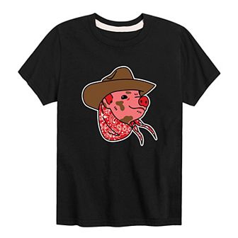 Boys 8-20 Cowboy Pig Graphic Tee