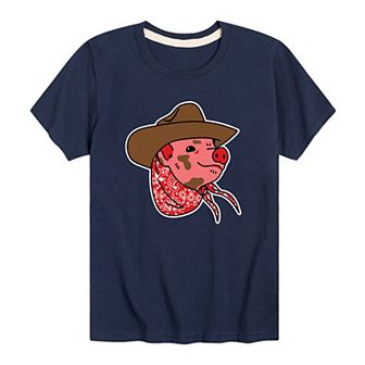 Boys 8-20 Cowboy Pig Graphic Tee