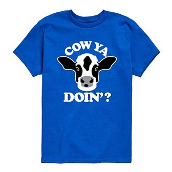 Boys 8-20 Cow Ya Doin' Graphic Tee