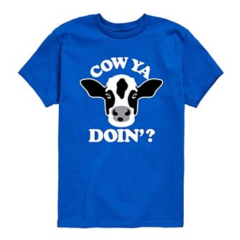 Boys 8-20 Cow Ya Doin' Graphic Tee