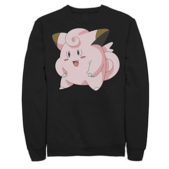 Big & Tall Pokemon Happy Pink Clefairy Profile Sweatshirt