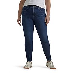 Lee Women's Size Ultra Lux Comfort with Flex Motion Straight Leg Jean,  Greet The Day, 16 Plus Petite at  Women's Jeans store