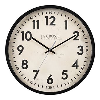 La Crosse Technology 14 in Ellis Quartz Analog Wall Clock