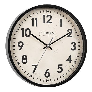 La Crosse Technology 14-in. Ellis Quartz Analog Wall Clock