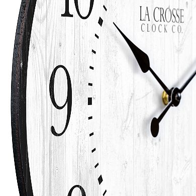 La Crosse Technology 15.75-in. Layton Quartz Analog Wall Clock