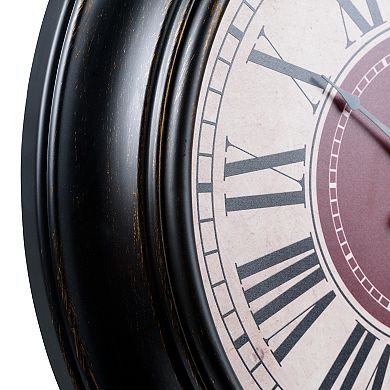 La Crosse Technology 18-in. Oil-Rubbed Bronze Barton Quartz Analog Wall Clock