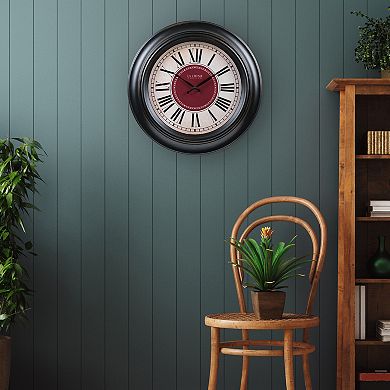 La Crosse Technology 18-in. Oil-Rubbed Bronze Barton Quartz Analog Wall Clock