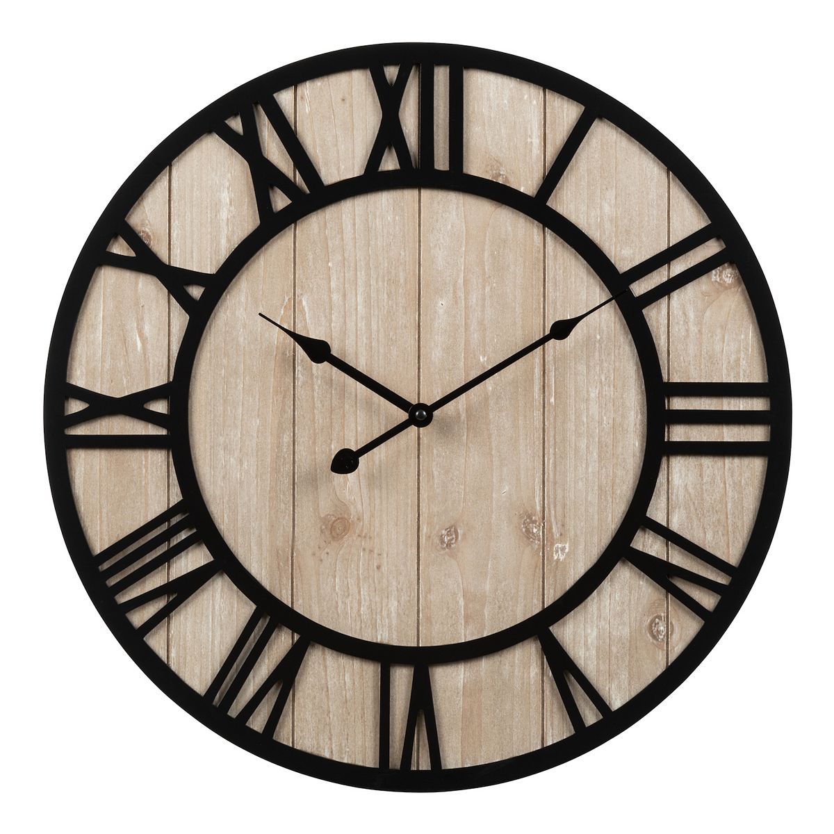La Crosse Technology 19.7-in. Harper Wood Quartz Analog Wall Clock
