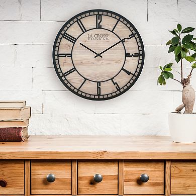 La Crosse Technology 11.5-in. Barrow Quartz Analog Wall Clock