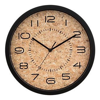 La Crosse Technology 12 in Felix Cork Quartz Analog Wall Clock