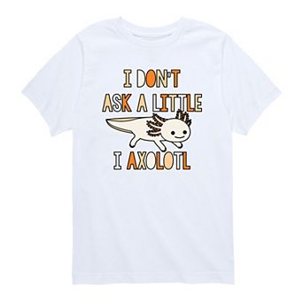 Boys 8-20 Ask A Little Axolotl Graphic Tee