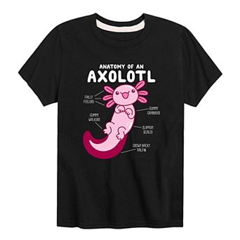 Boys 8-20 Anatomy of an Axolotl Graphic Tee