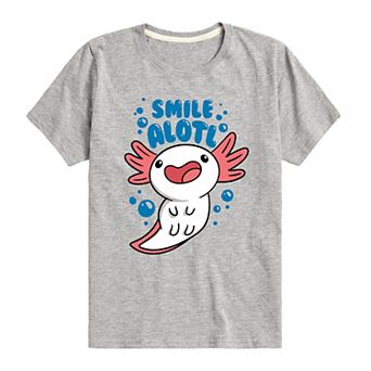 Boys 8-20 Smile Alotl Graphic Tee