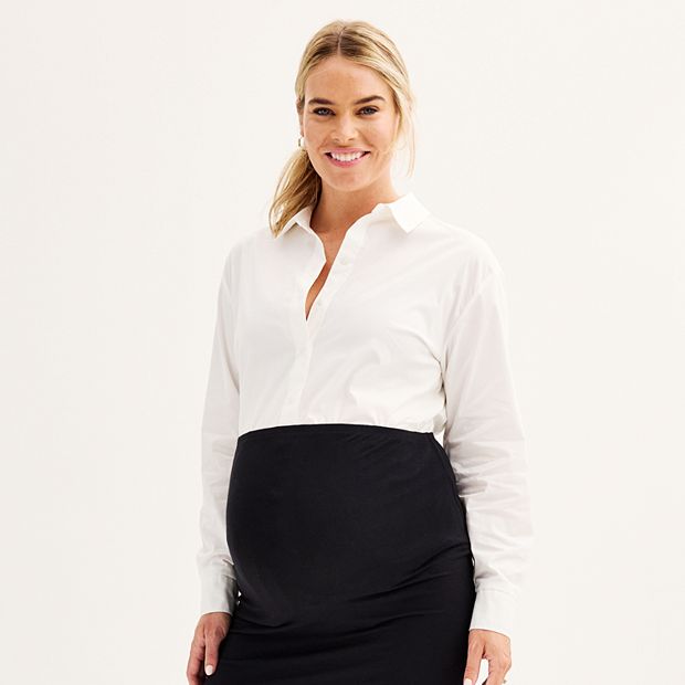 Maternity Sonoma Goods For Life® Button Down Shirt