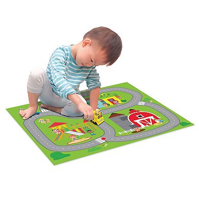 Cocomelon Megamat Roads Play Mat with Toy