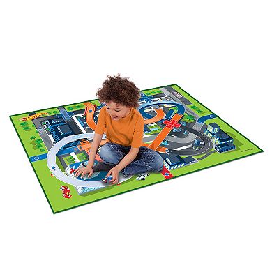 Hot Wheels Megamat Roads Play Mat with Toy
