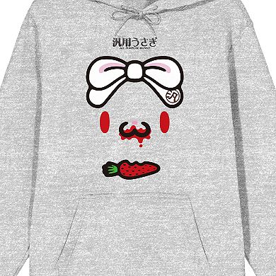 Men's All Purpose Bunny Ribbon Graphic Hoodie