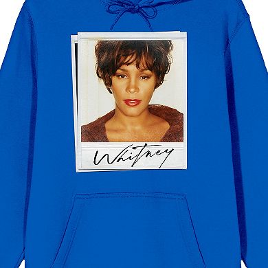 Men's Whitney Houston Photo Art Graphic Hoodie
