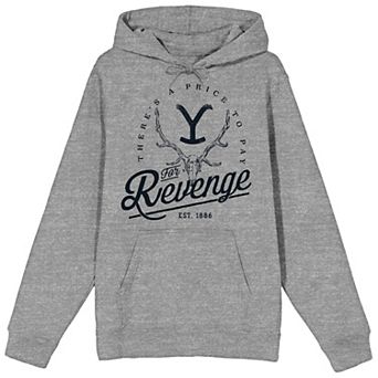 Men's Yellowstone Theres A Price Graphic Hoodie