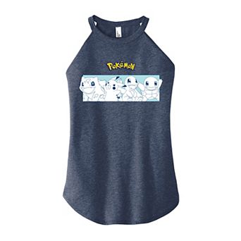 Juniors' Nintendo Pokemon Portrait Lineup High Neck Graphic Tank Top