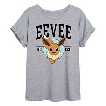 Juniors' Pokemon Eevee Oversized Tee