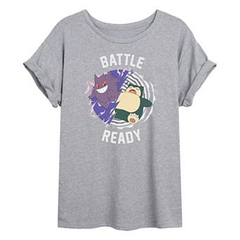 Juniors' Pokemon Battle Ready Oversized Tee