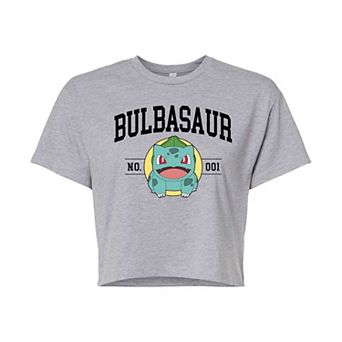 Juniors' Pokemon Bulbasaur Cropped Tee