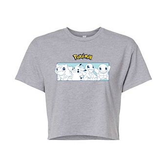 Juniors' Pokemon Starters Cropped Tee