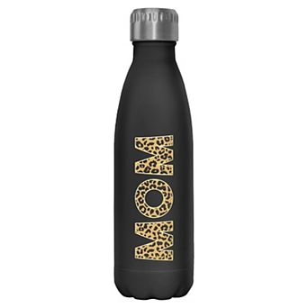 Mom Cheetah Print Letters 17-oz. Stainless Steel Water Bottle