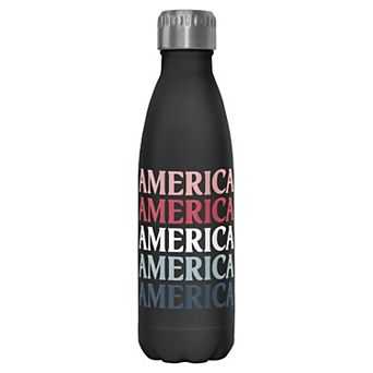 America Word Stack 17-oz. Stainless Steel Water Bottle