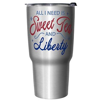 Sweet Tea And Liberty Sign 27-oz. Stainless Steel Travel Mug