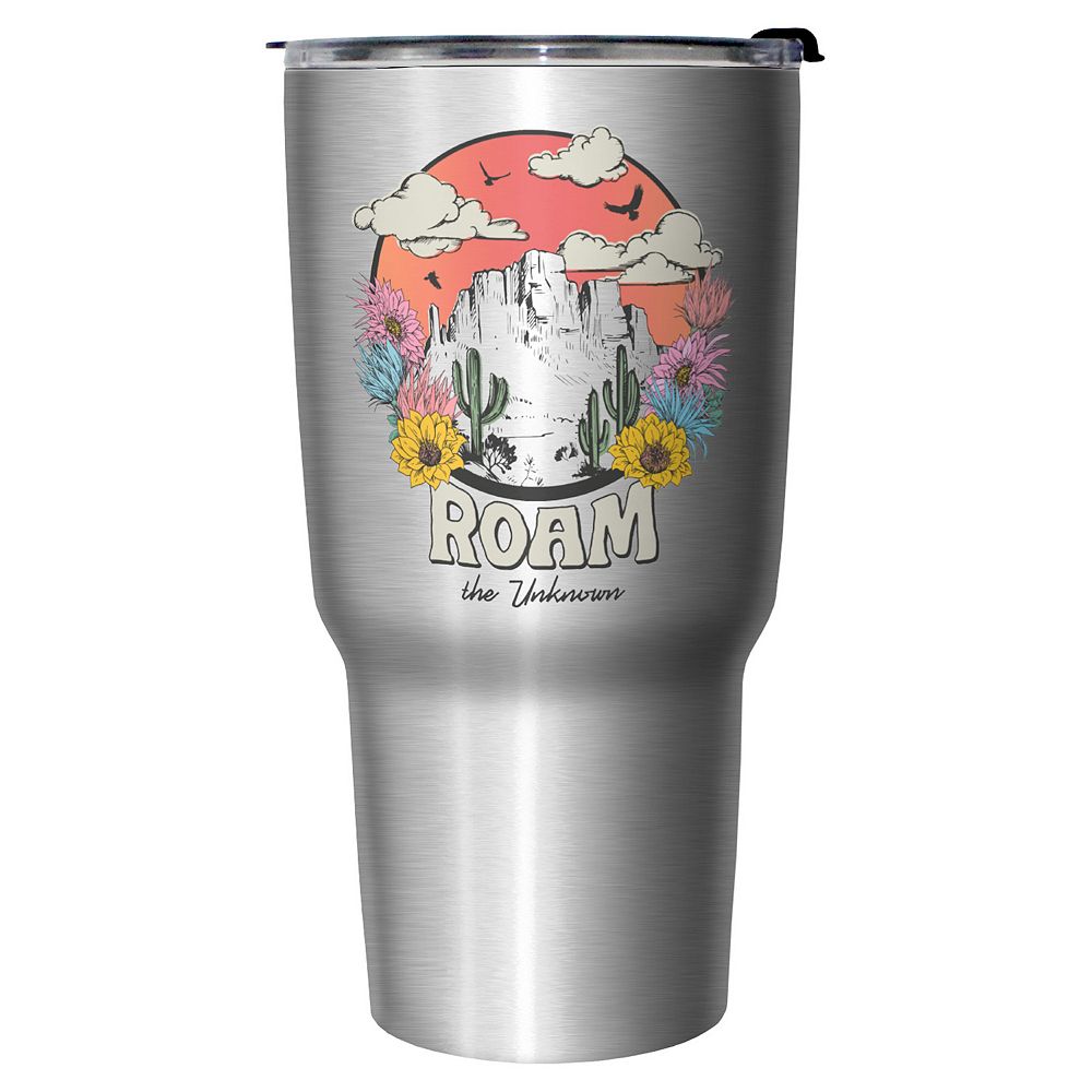 Roam The Unknown Desert Landscape Stainless Steel Travel Mug