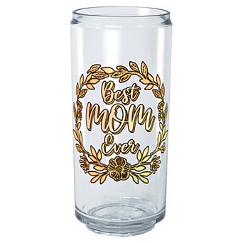 Best Mom Ever Leaves Wreath 16-oz. Tritan Cup