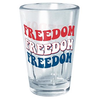 Freedom 70's Style Typography 2-oz. Tritan Shot Glass