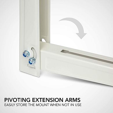 Ivation Outdoor Split Air Conditioner Bracket, AC Bracket for Ductless Mini Split Condenser