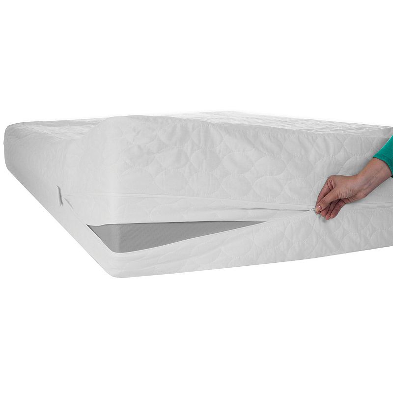 Remedy 6-Sided Waterproof & Hypoallergenic Twin XL Mattress Protector, Whit