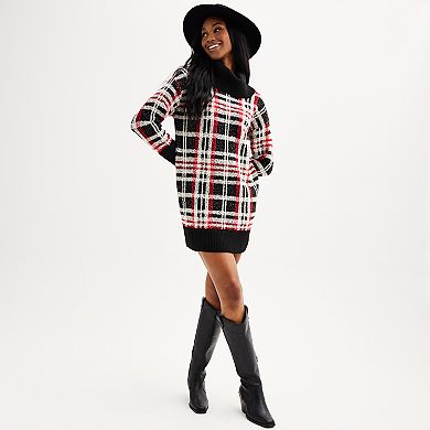 Juniors' SO® Turtleneck Sweater Dress