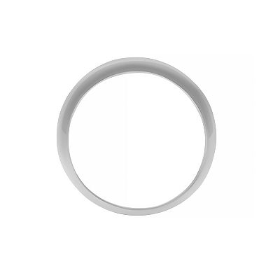 Men's AXL Sterling Silver Double-Row Black Sapphire Ring