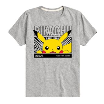 Boys 8-20 Pokemon Peeking Pika Graphic Tee