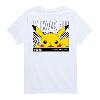 Boys 8-20 Pokemon Peeking Pika Graphic Tee